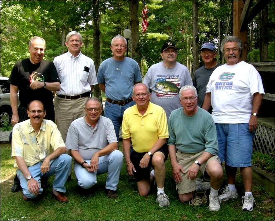 . . . row 1: Jerry Laufer (PHS1964), Rick Swope, Sam Goodall, Carl Thomason, Kerby Smith

. . . . . row 2: Ed Laufer, Jerry Wizon, Jim George, Scott Reid, Raymond Kidwell

. . . . . . . . Celebrating/Commemorating 